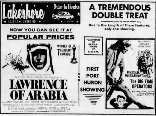 Lakeshore Drive-In Theatre - JUNE 1964 AD